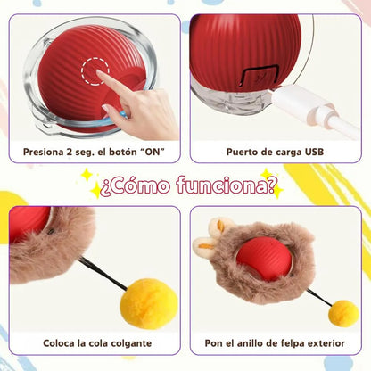 Juguete Interactivo para gatos y perros + Envío gratis